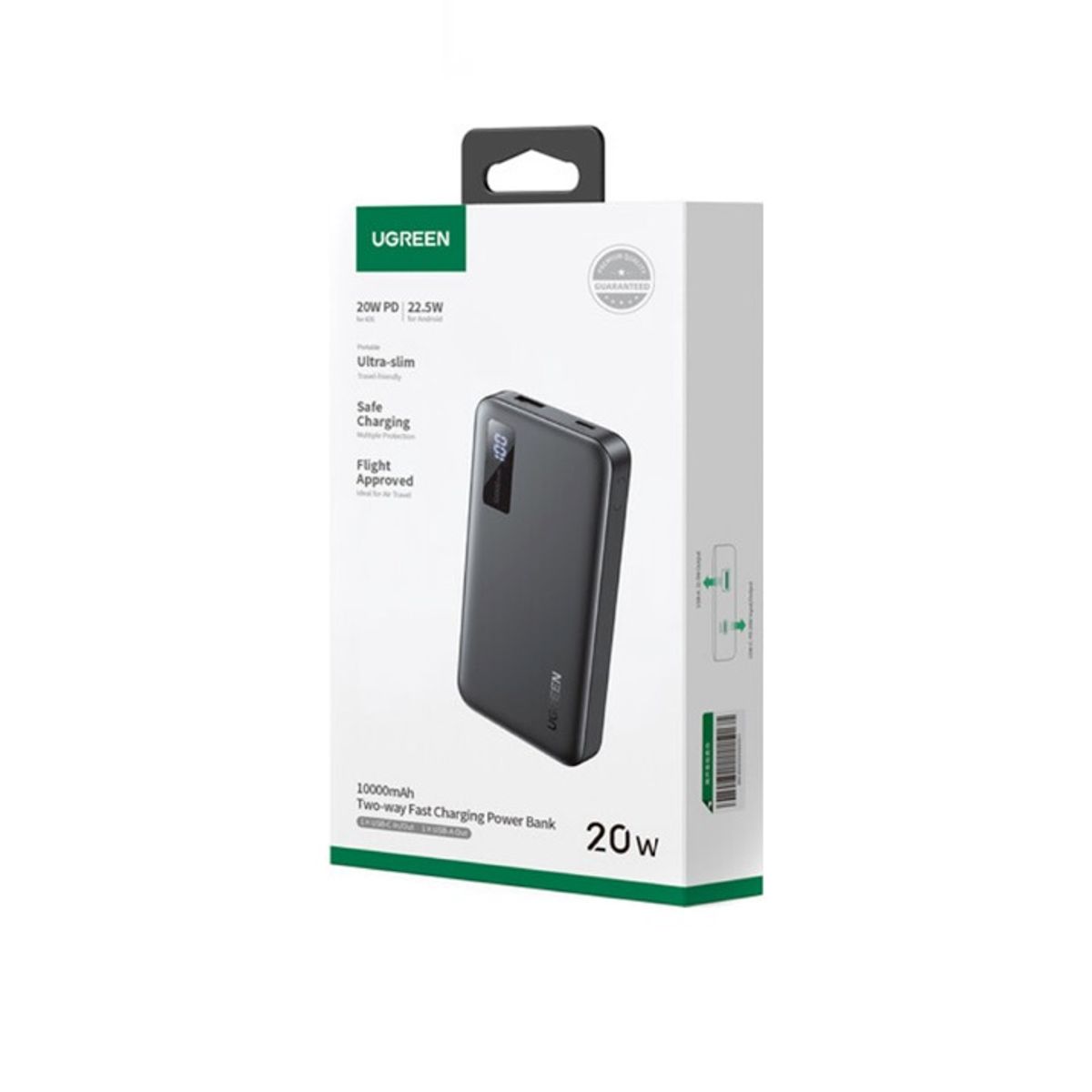 UGREEN - Power Bank Original Ugreen 10000 mAh de 20W