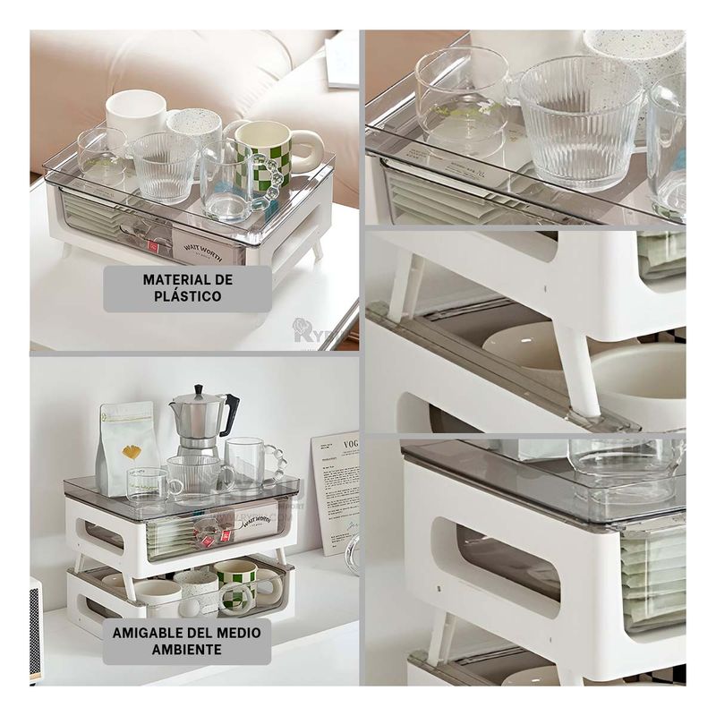 RYBIU IMPORT - Estante Moderno 395x27x235 Blanco Y+Regalo Stickers