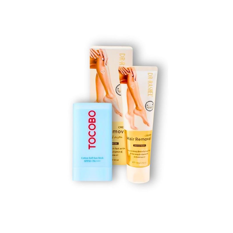 TOCOBO - Set Stick Solar Tocobo + Crema Depiladora DrRashel