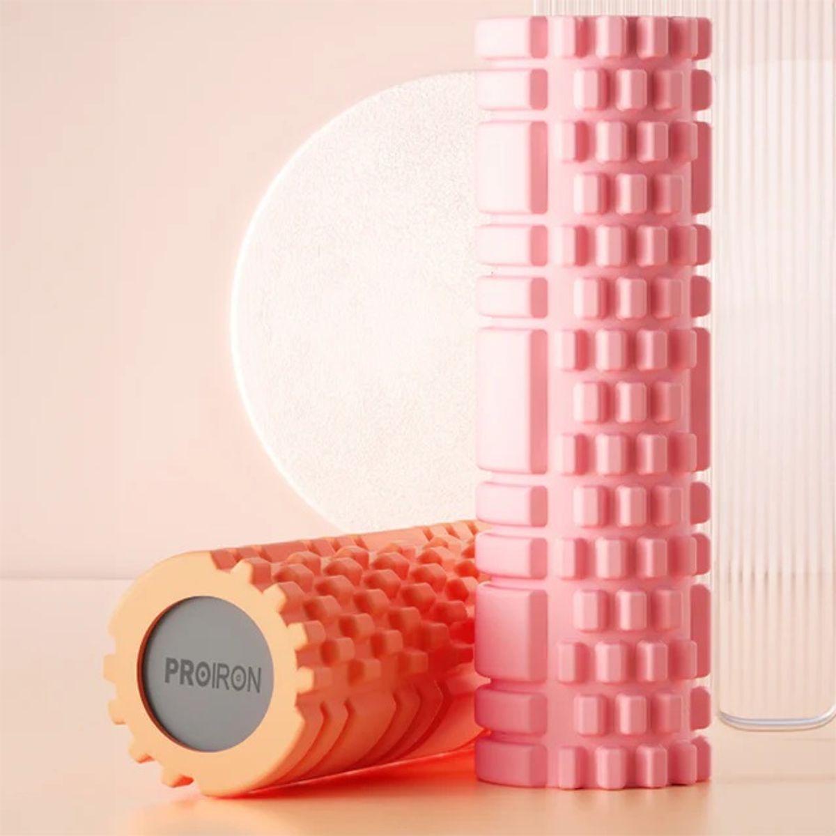 PROIRON - Foam Roller Masajeador Rosa