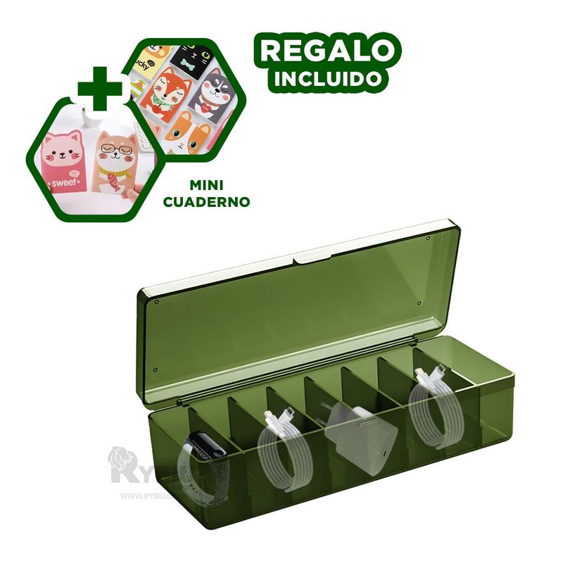 GENERICO - Organizador Duradero Separadores de Verde Y+Regalo Stickers