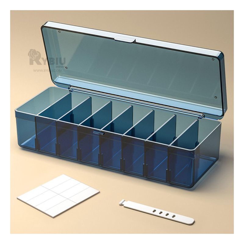 GENERICO - Caja Organizadora de Todo Tipo de Objetos en Color Azul