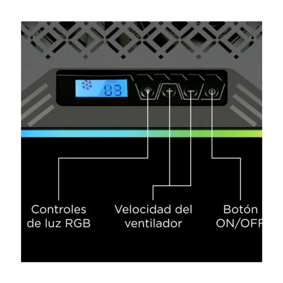 IDOCK - Cooler para Laptop iDock Turbine II RGB