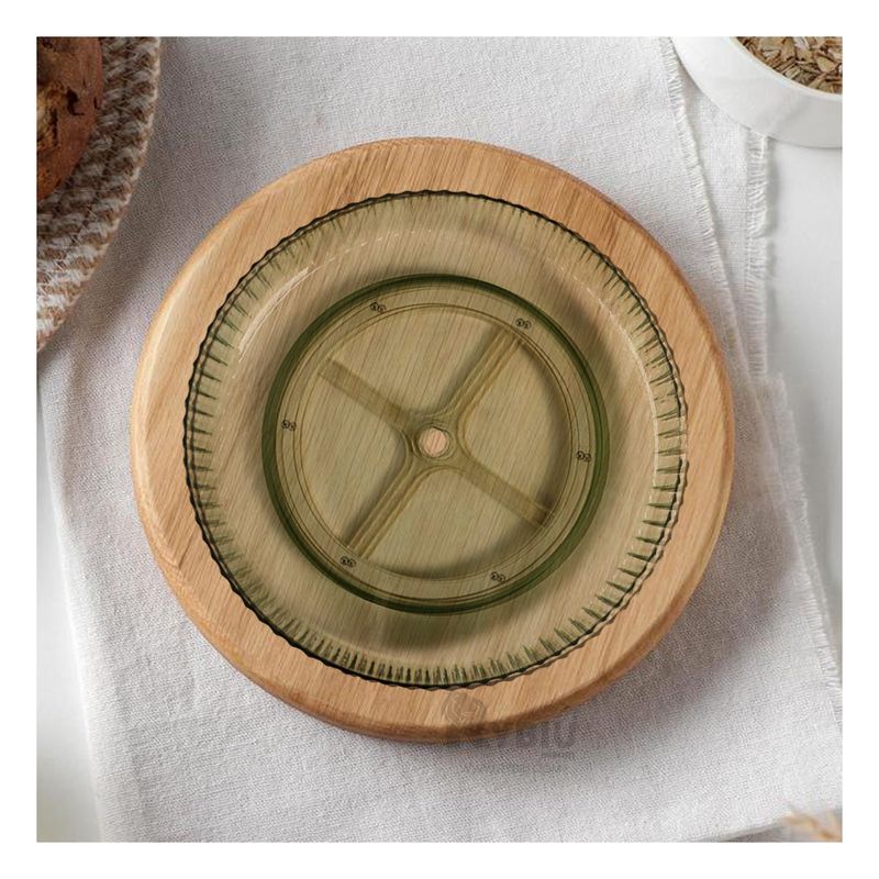 GENERICO - Soporte para Cocina Verde Transparente Y+Regalo Stickers
