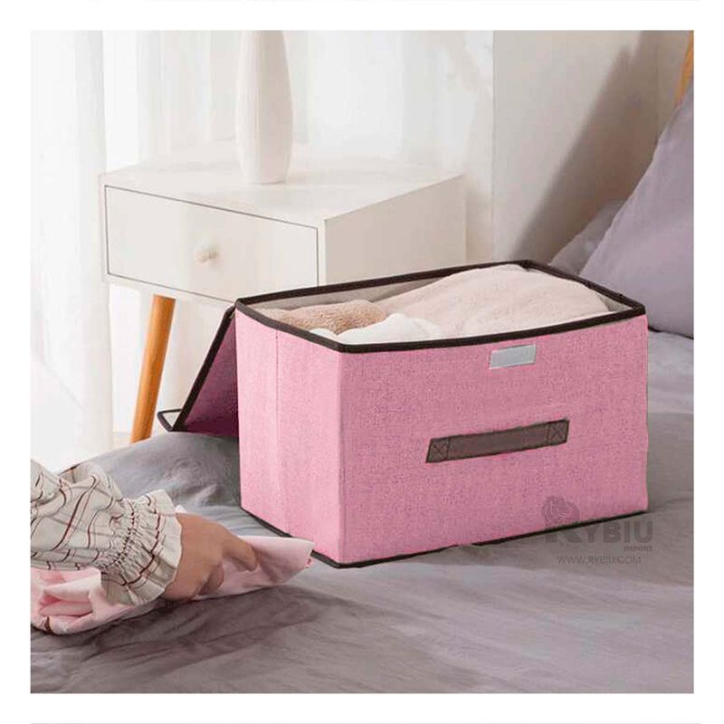 GENERICO - Caja Multiusos y Versatil en Color Rosado Y+Regalo Stickers