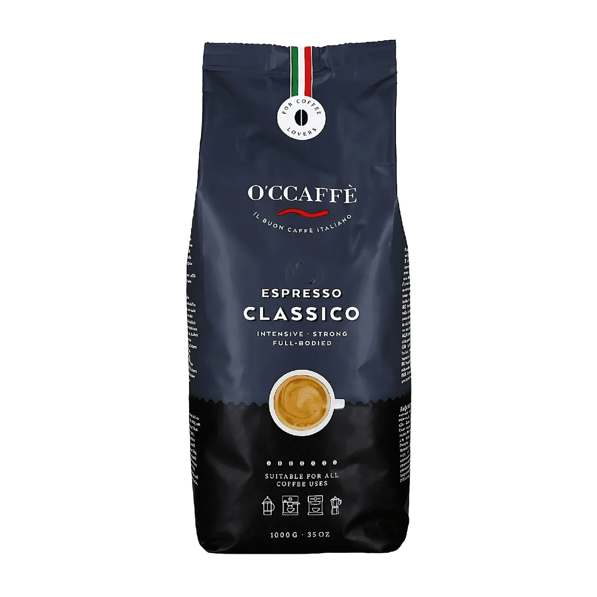 OCCAFFE - Café en Grano Occaffe Espresso Classico Intenso 1 KG