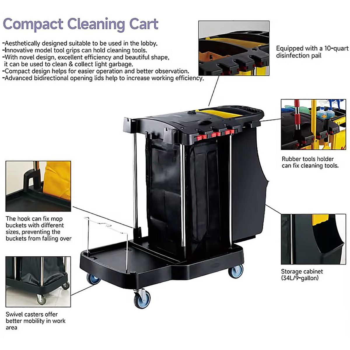 FRITECSA - Carro De Limpieza Hotelero Fritecsa