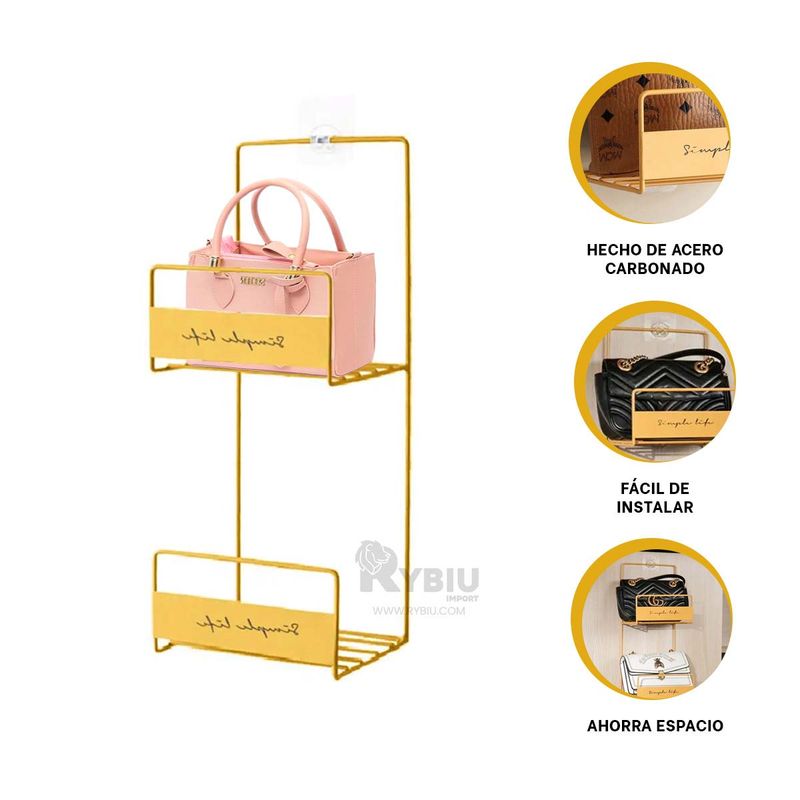 GENERICO - Estante Versatil de Color Amarillo Y+Gift Stickers