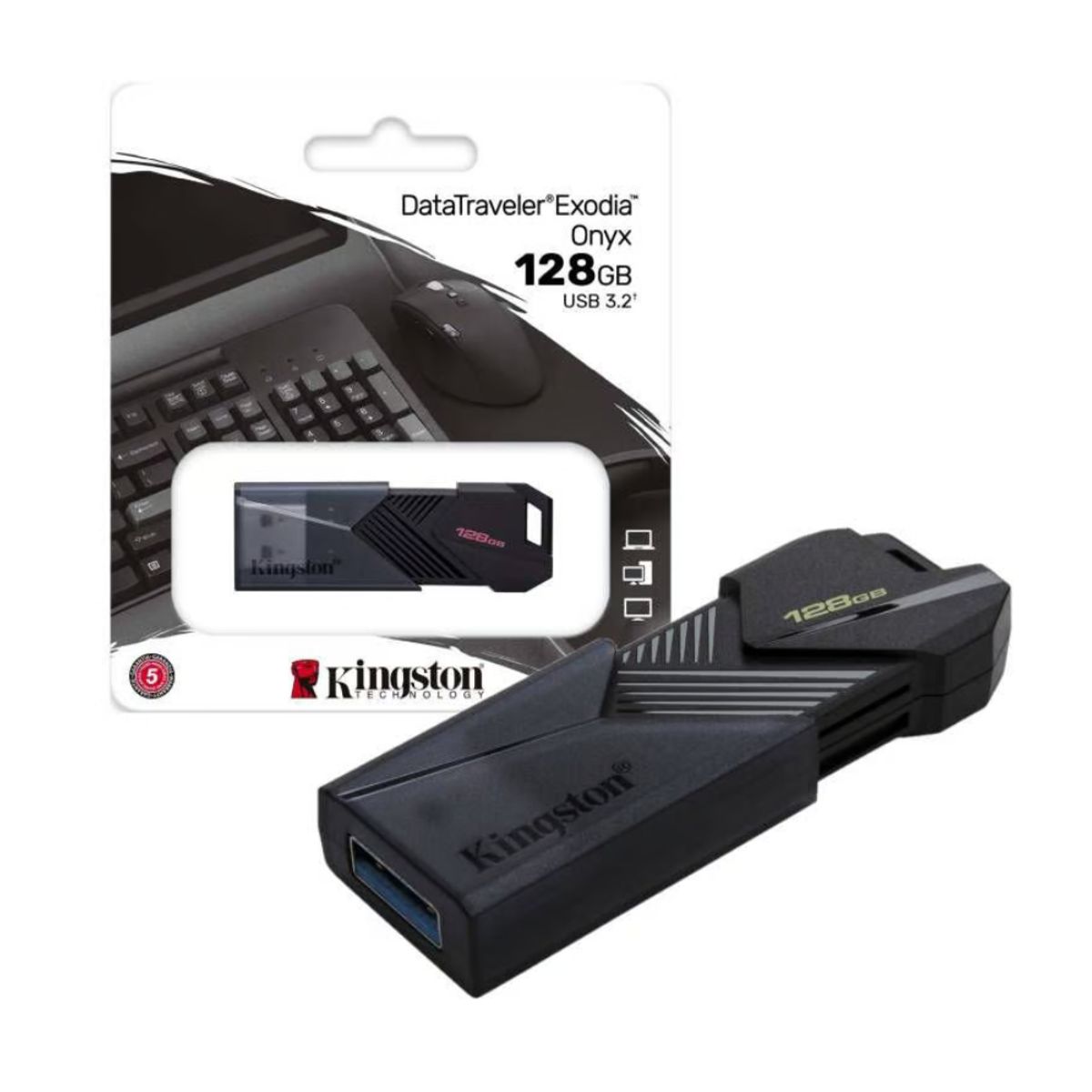KINGSTON - Memoria USB 3.2 128GB Kingston DataTraveler Exodia DTXON/128GB