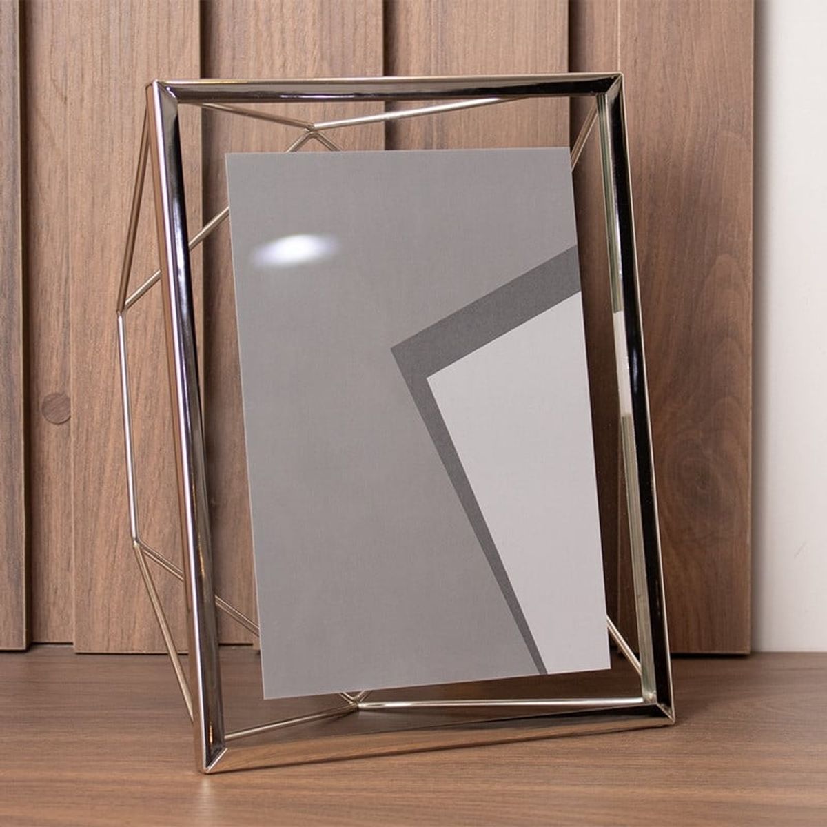 PANADECOR - Marco de Fotos Plateado de Acero para Fotos