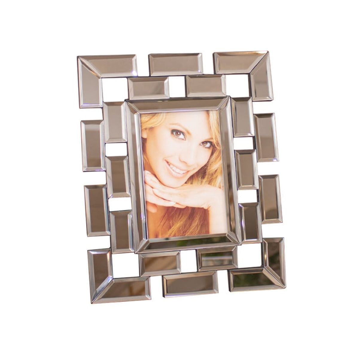 PANADECOR - Marco de Fotos Geométrico 27x22cm