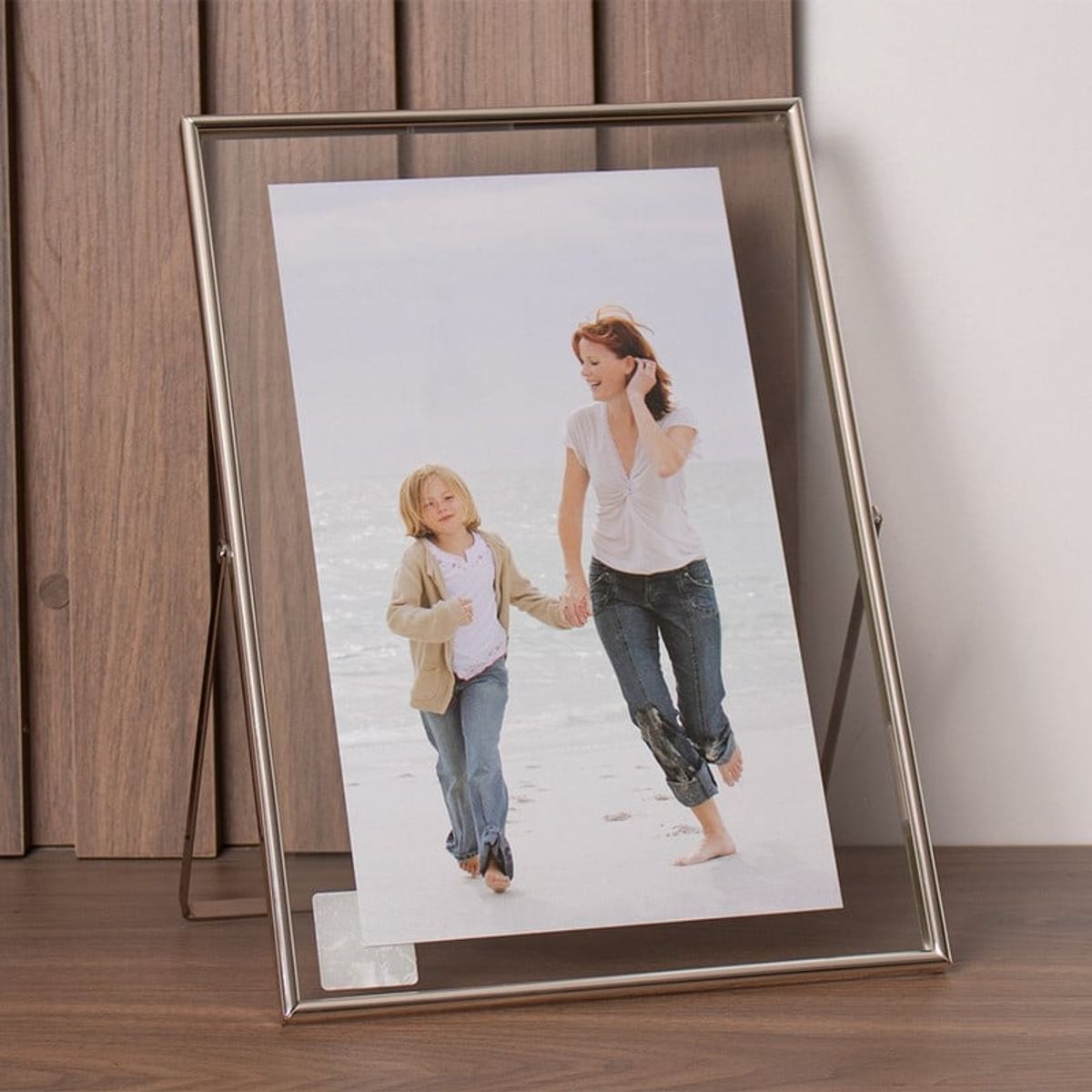 PANADECOR - Marco de Fotos A4 de Acero con Acabado Brillante