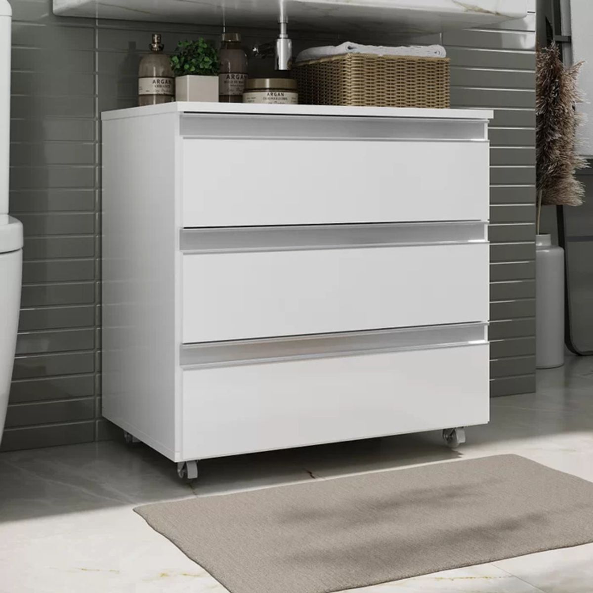 GENERICO - Gabinete de Baño Chinatsu Blanco R&R MUEBLES
