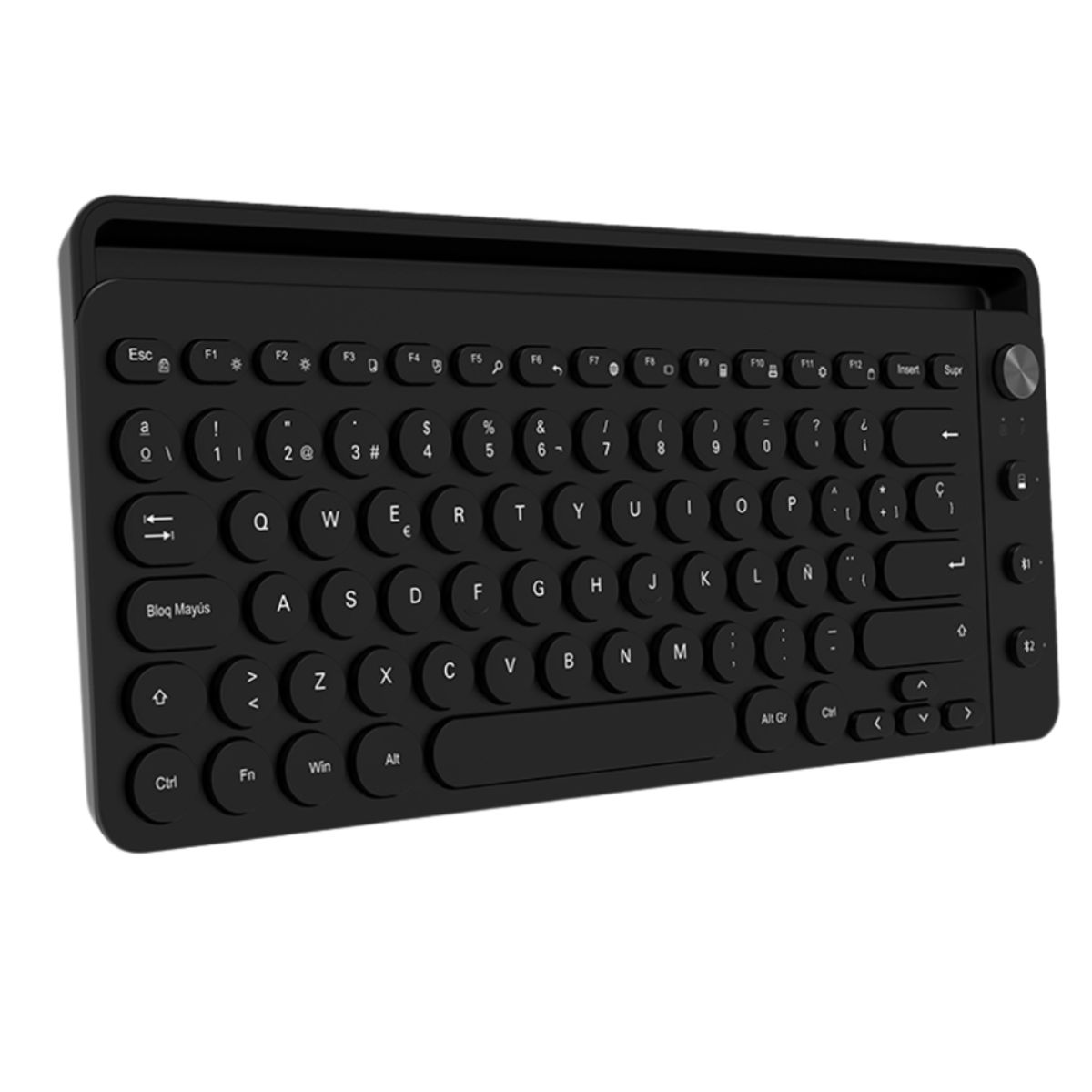 TEROS - Teclado inalámbrico TEROS TE-4064N, 2.4 GHz, bluetooth 3.0 / 5.2 negro