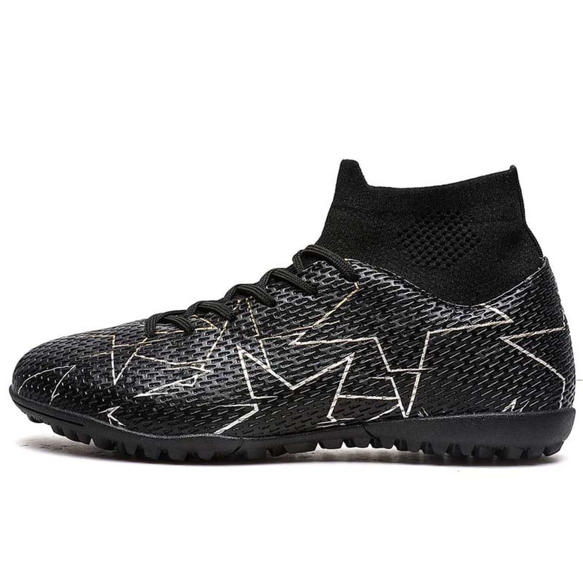 SHANDIAN - Zapatillas de Fútbol Hombre TF zapatos hombre Negro