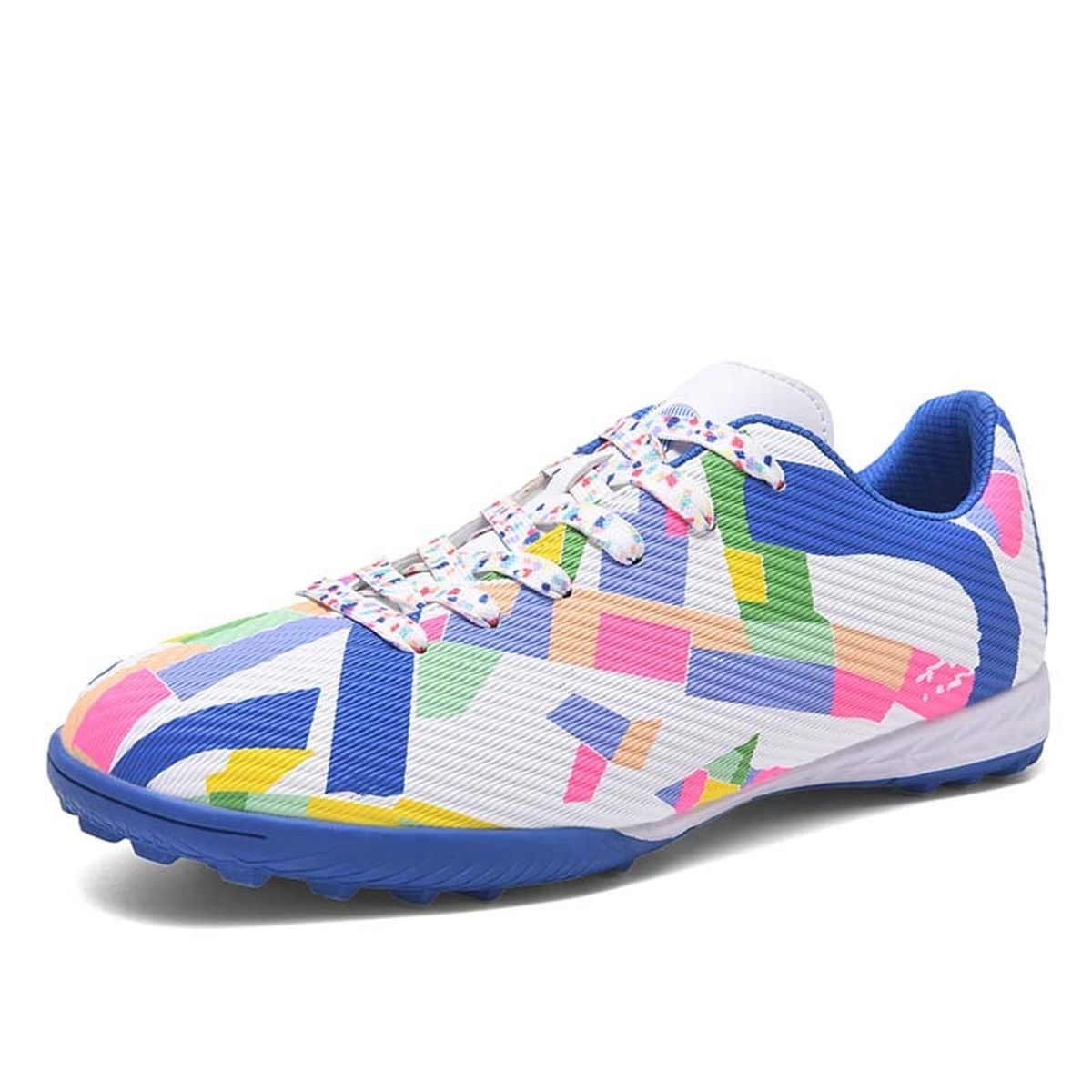 SHANDIAN - Zapatillas de Fútbol Hombre TF zapatos hombre Blanco