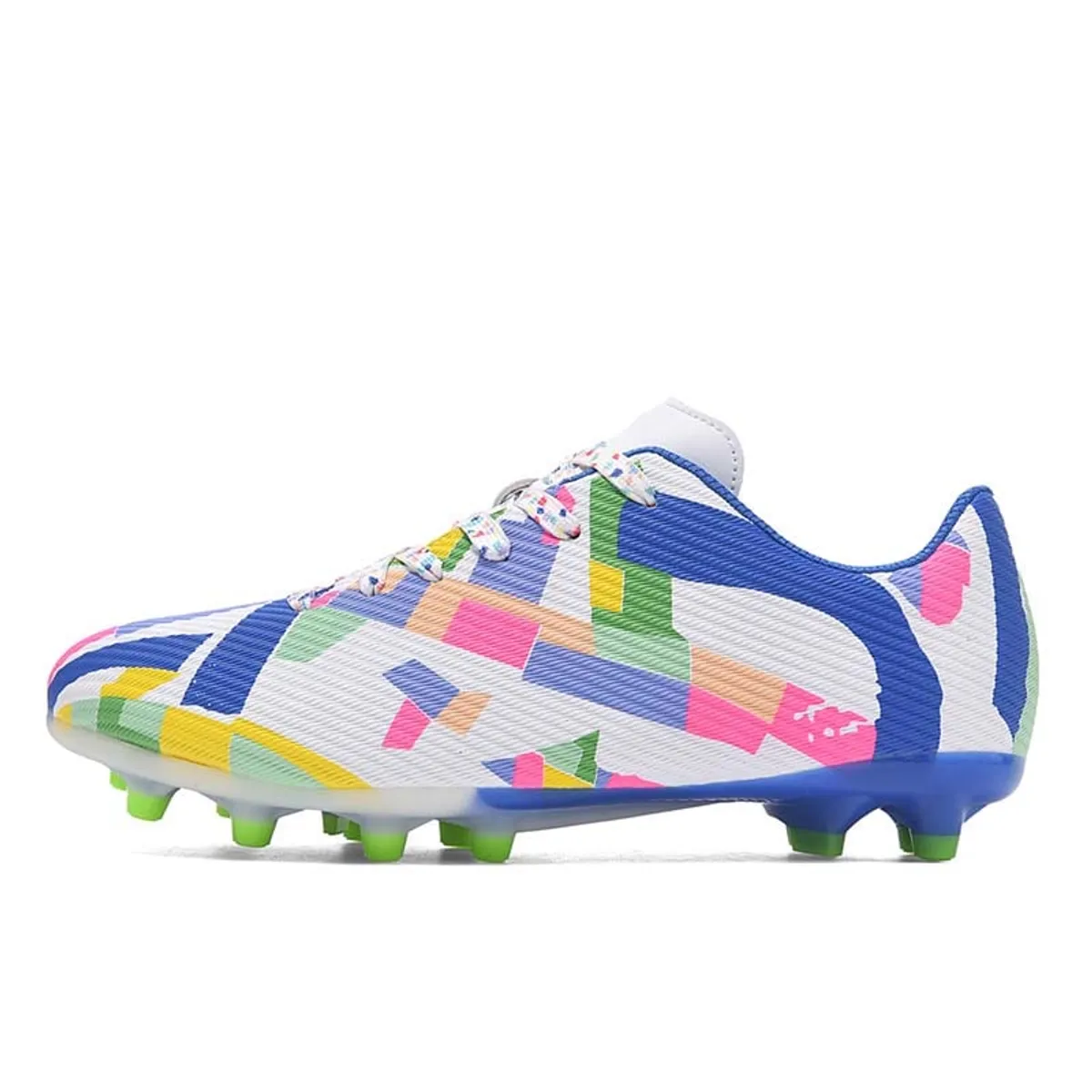 SHANDIAN - Zapatillas de Fútbol Hombre FG zapatos hombre Blanco