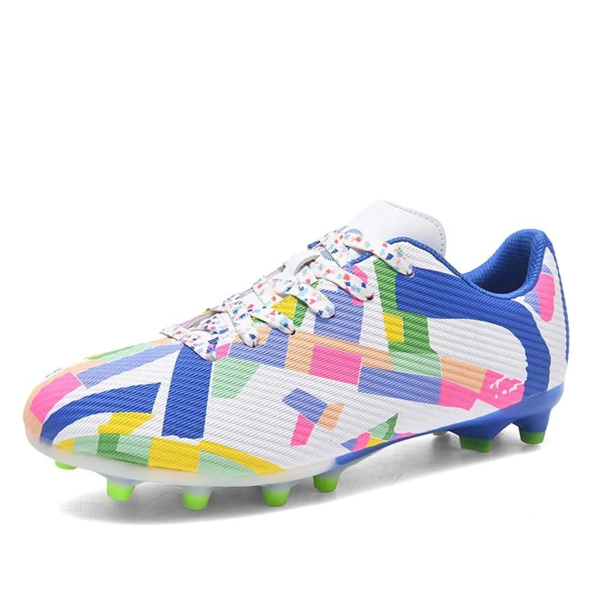 SHANDIAN - Zapatillas de Fútbol Hombre FG zapatos hombre Blanco