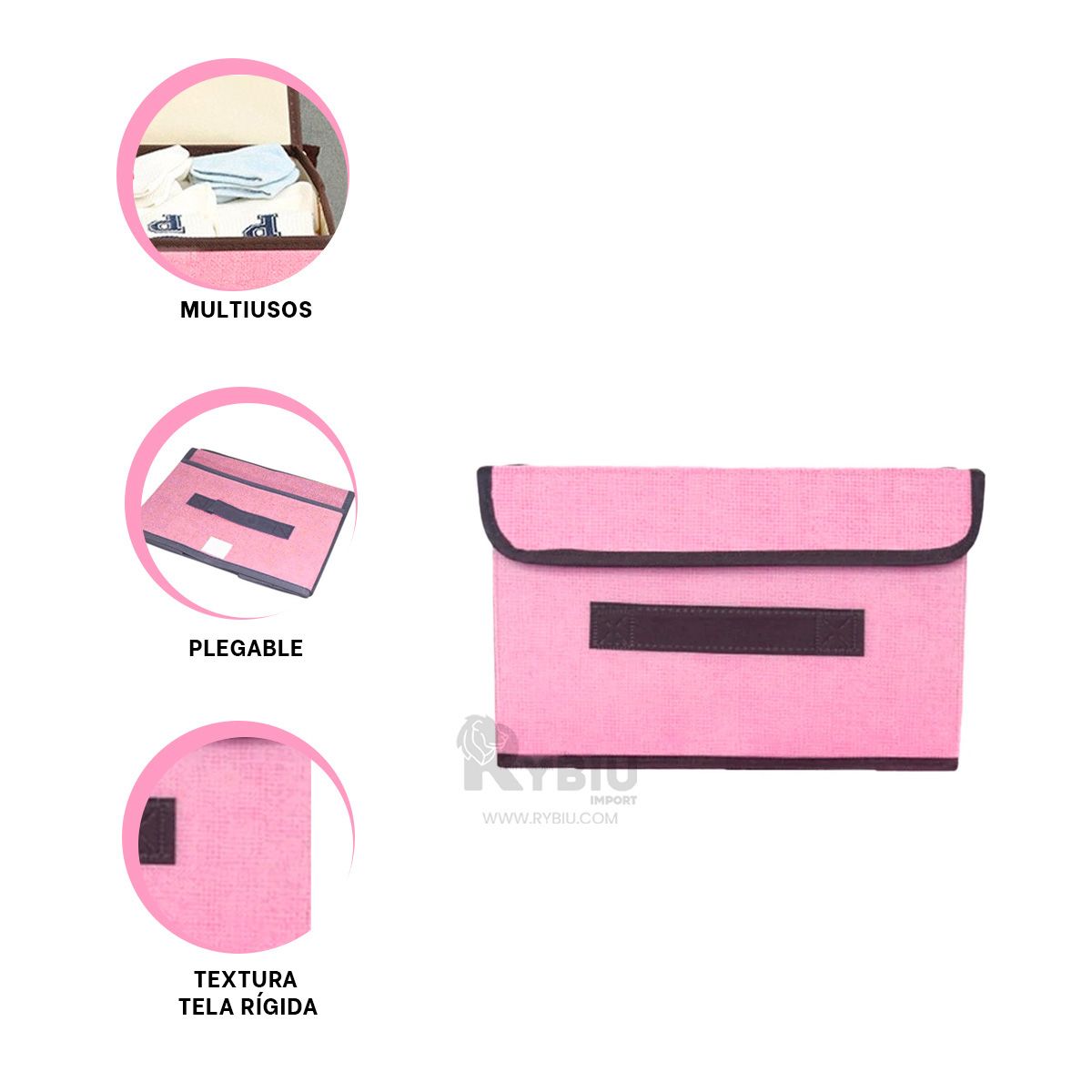 GENERICO - Organizador Util en Rosado Y+Gift Stickers