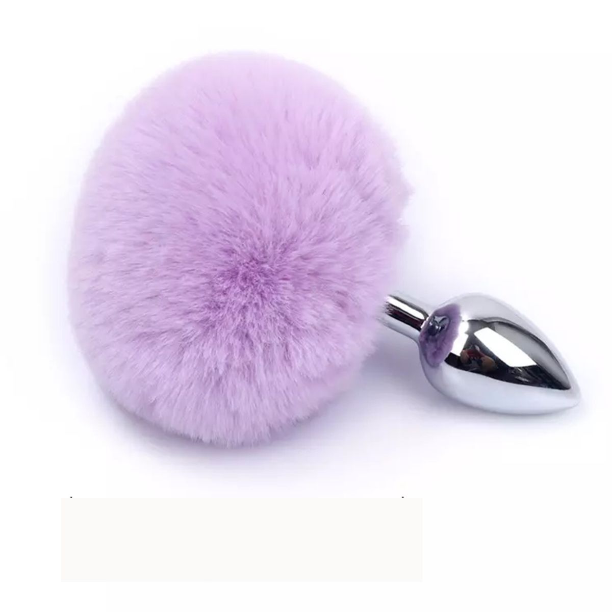 GENERICO - Plug estilo cola conejita pomposo-Violeta