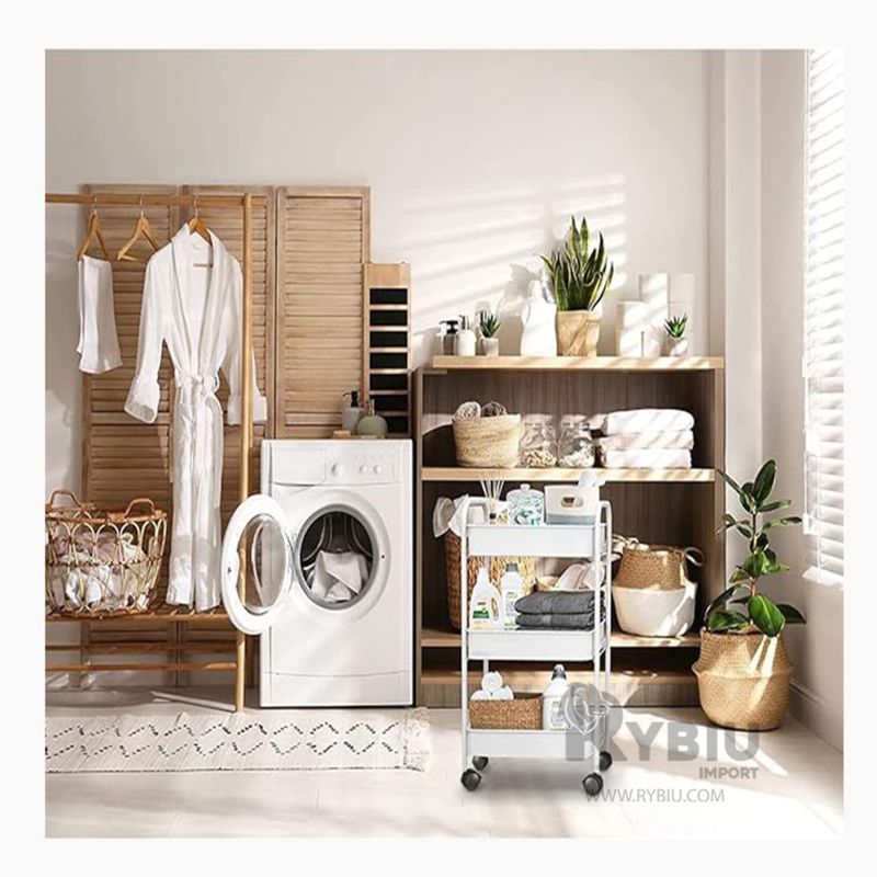 RYBIU IMPORT - Estanteria Multiusos en Color Blanco Y+Regalo Stickers