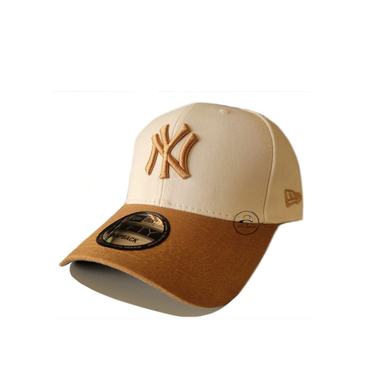 GENERICO - GORRO NY COLOR  MARRON CLARO CON CREMA NEW YORK AJUSTABLE