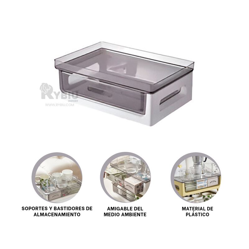 GENERICO - Soporte Resistente 395x27x235 en Blanco Y+Ligas de Regalo