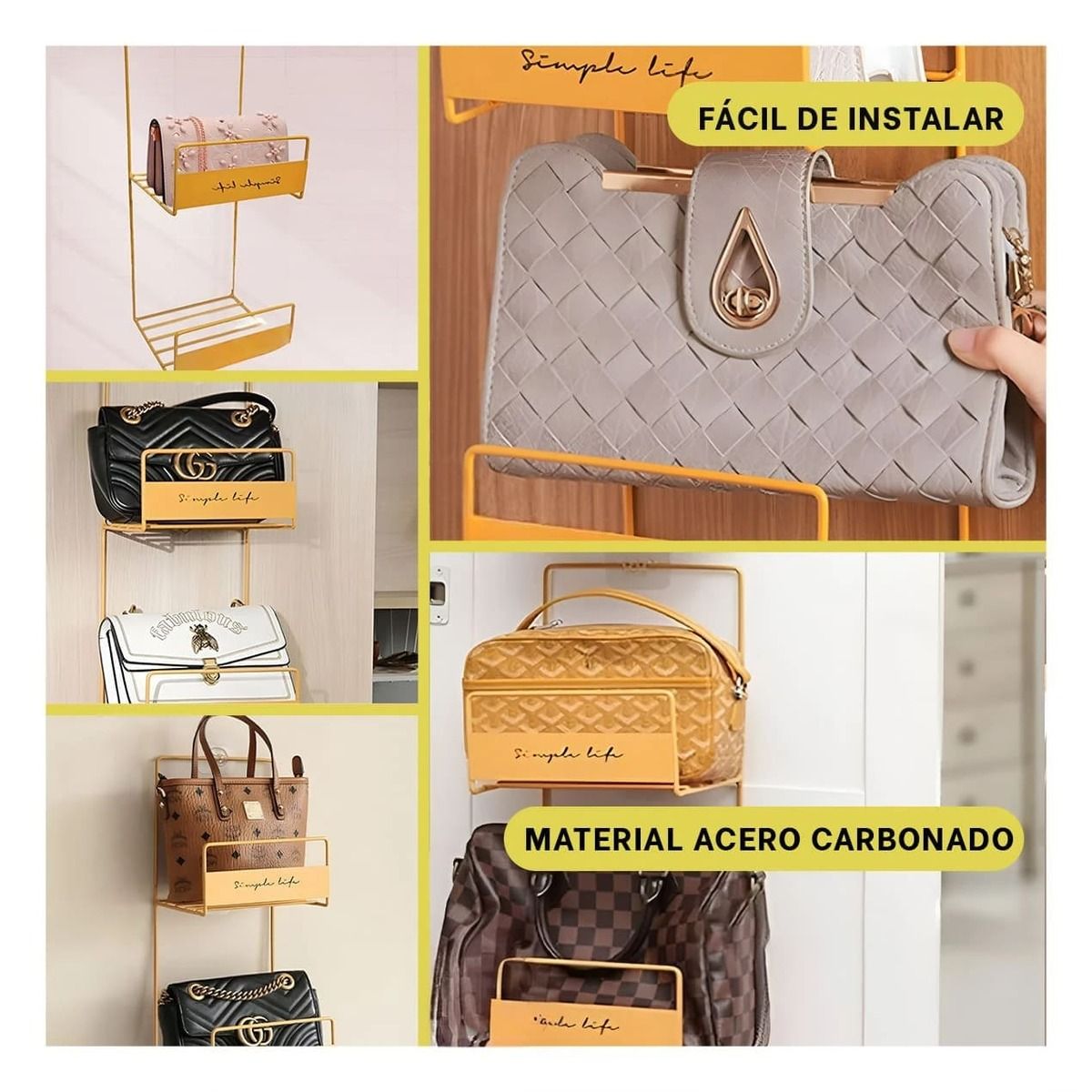 GENERICO - Ordenador para Carteras en Amarillo Y+Ligas de Regalo