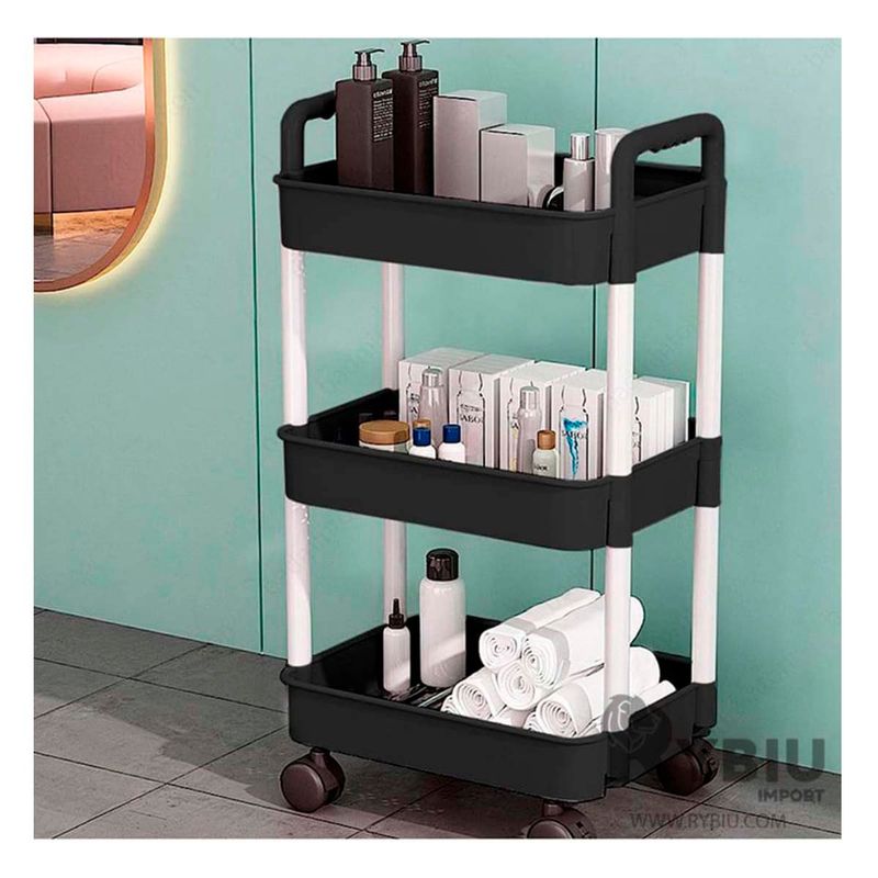 GENERICO - Organizador de Objetos de Color Negro Y+Regalo Agendita