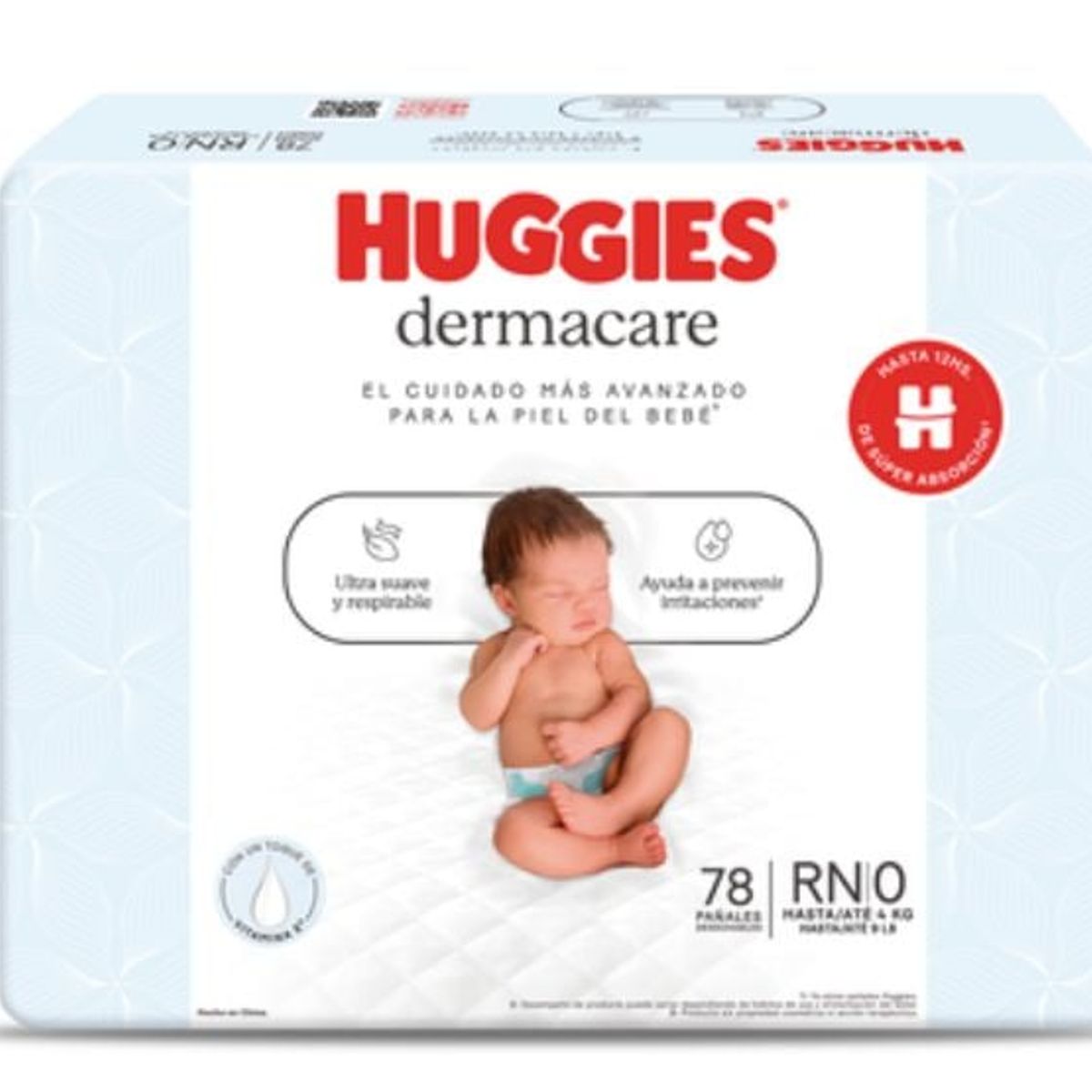 HUGGIES - Pañal Huggies Dermacare Talla RN 78 unid