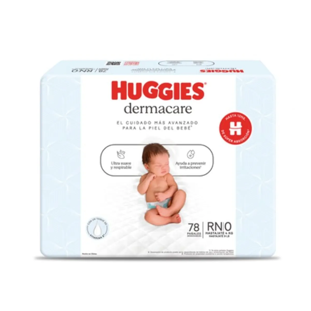 HUGGIES - Pañal Huggies Dermacare Talla RN 78 unid