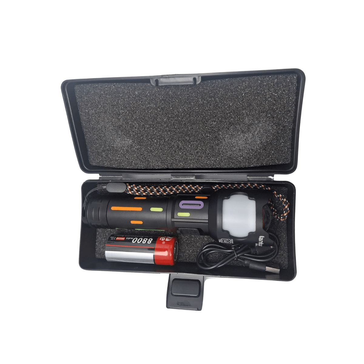 ROHS - Potente linterna táctica recargable LANTUN