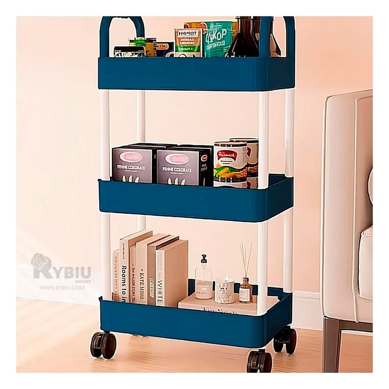 GENERICO - Organizador de Objetos Azul Y+Regalo Agendita