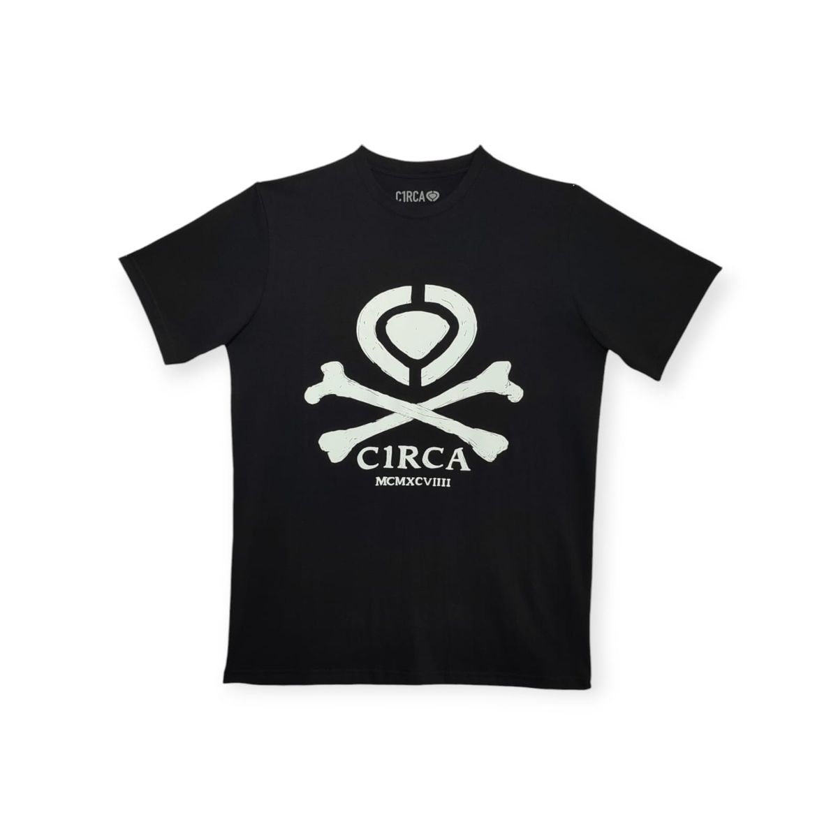 C1RCA - POLO BONES MANGA CORTA PARA HOMBRE-NEGRO