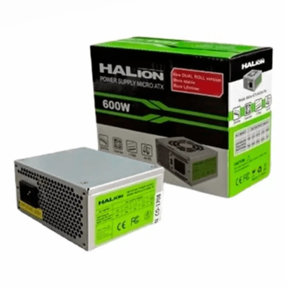 HALION - FUENTE PODER 600W MICRO ATX HALION PARA PC