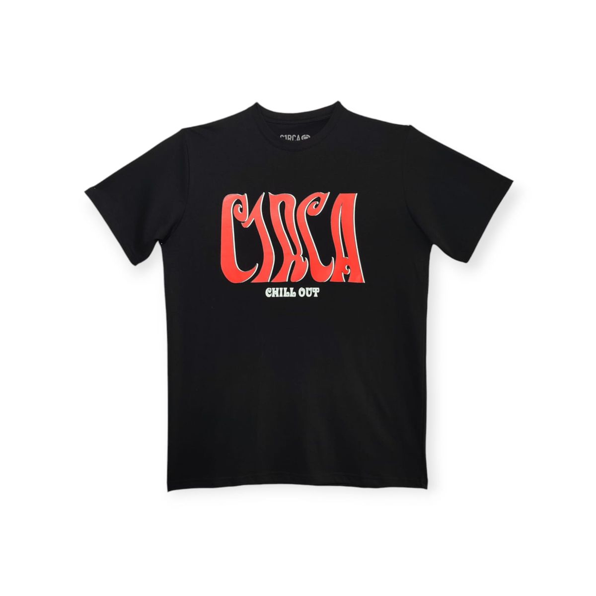 C1RCA - POLO CHILL OUT MANGA CORTA PARA HOMBRE-NEGRO