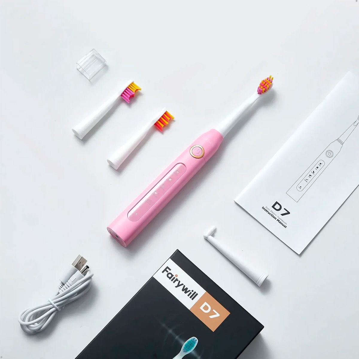 GENERICO - Fairywill Cepillo Electrico D7 Recargable IPX7