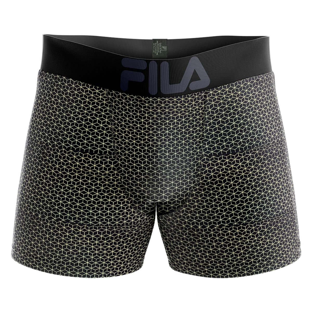 FILA - Bóxer Fila Estampado Cub FC 312 Negro