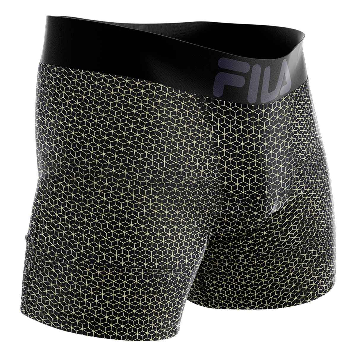 FILA - Bóxer Fila Estampado Cub FC 312 Negro