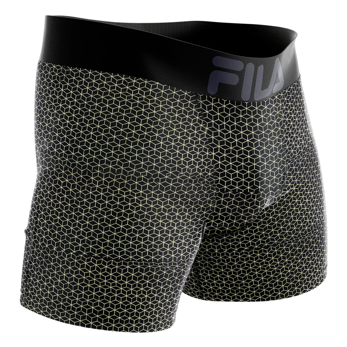 FILA - Bóxer Fila Estampado Cub FC 312 Negro