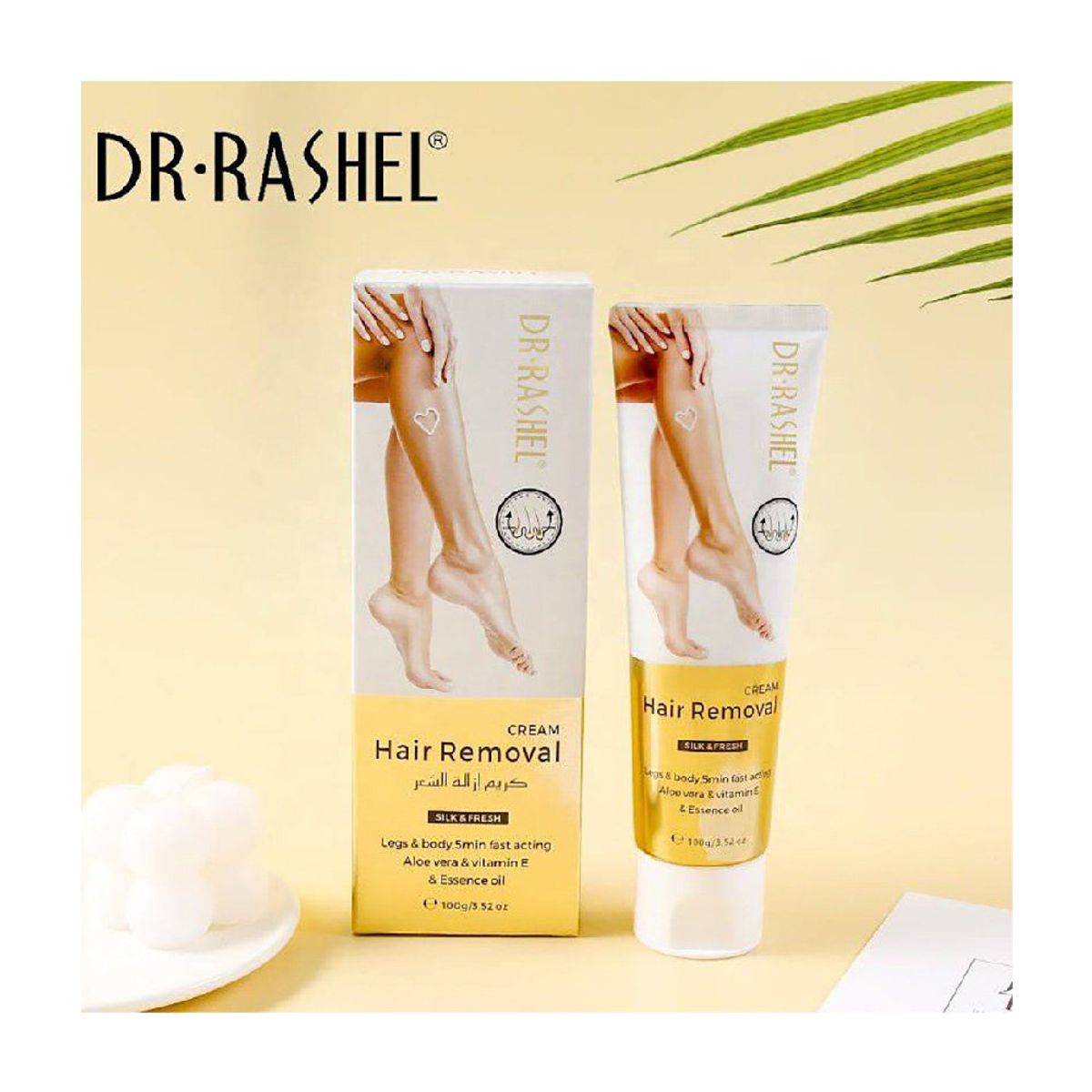 GENERICO - Crema Depiladora para Piernas DR Rashel de 100 g