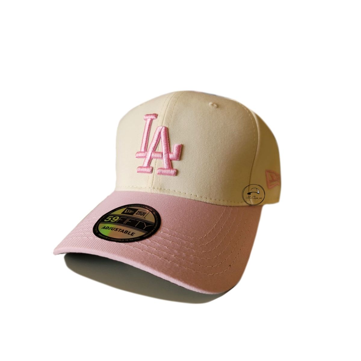 GENERICO - GORRA LA ROSADO CON CREMA LOS ANGELES AJUSTABLE