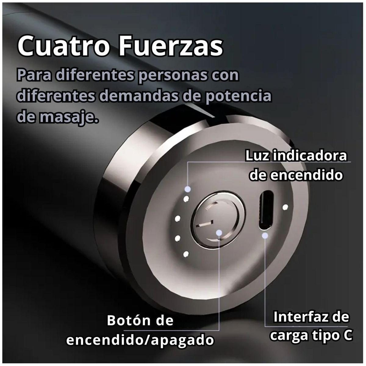 VICTORIA - Masajeador Mini Profesional de Relajación y Terapia Muscular