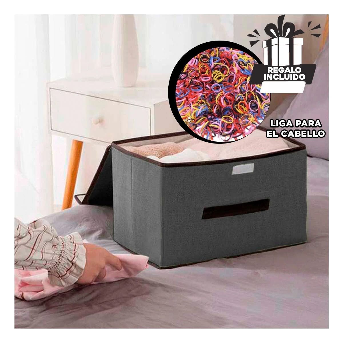 RYBIU IMPORT - Guardador Resistente en Color Negro Y+Ligas de Regalo