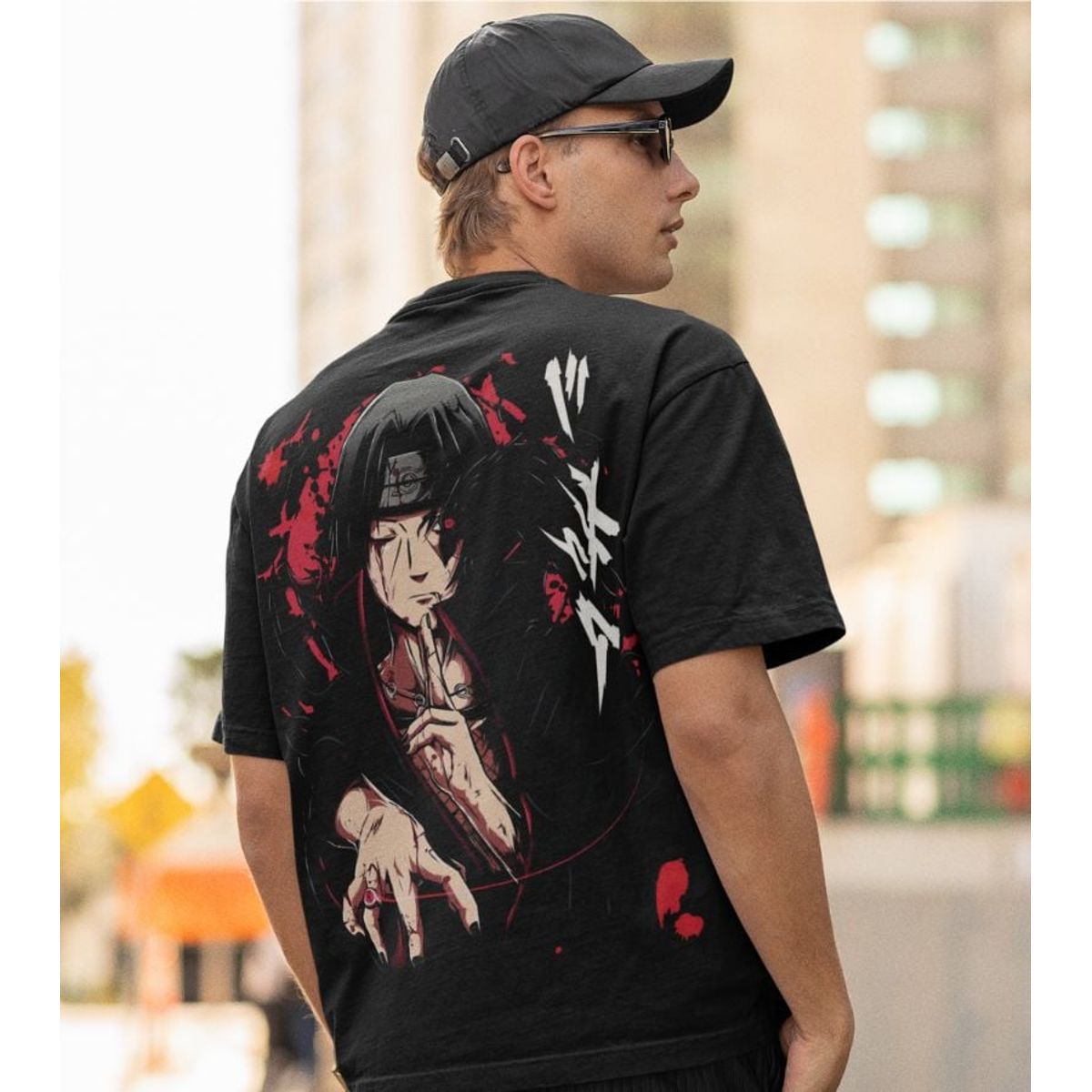 GENERICO - POLO OVERSIZE ANIME HOMBRE NARUTO- LQNN