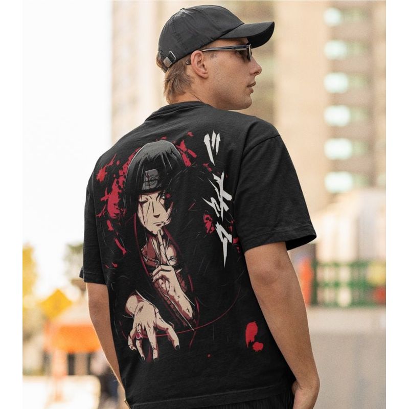 GENERICO - POLO OVERSIZE ANIME HOMBRE NARUTO- LQNN