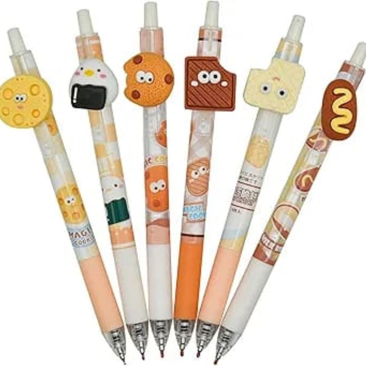 GENERICO - LAPICERO RETRACTIL COOKIES X6 UNIDADES