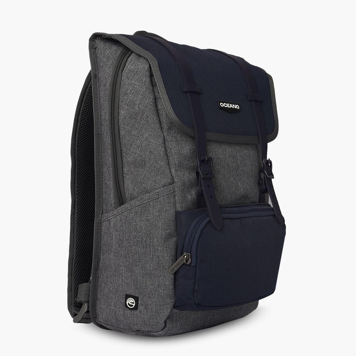 OCEANO - Mochila Oceano Steel Plomo Azul