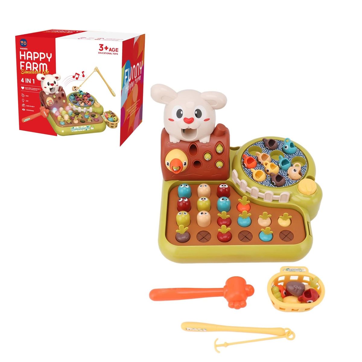 GENERICO - Granja Didáctica Montessori 4 en 1