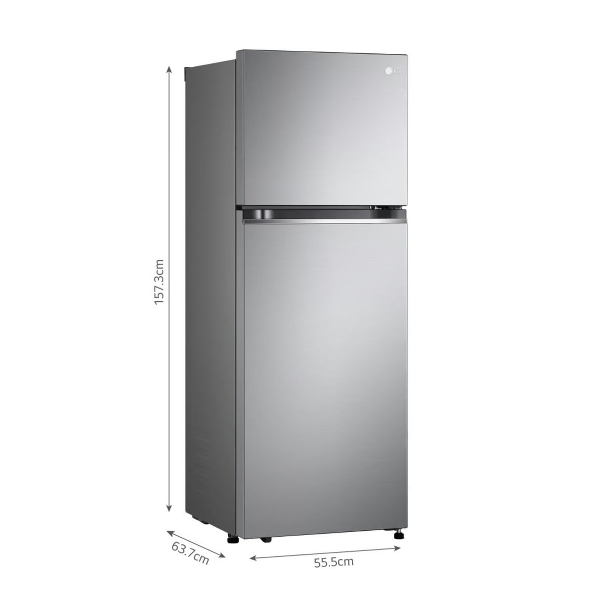 LG - REFRIGERADORA GT24BPP 241L TOP FREEZER PLATEADA LG